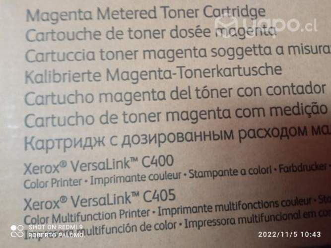 Toner xerox versalink c400/c405 original de alta