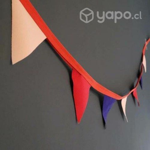 Banderín de tela 90 cms