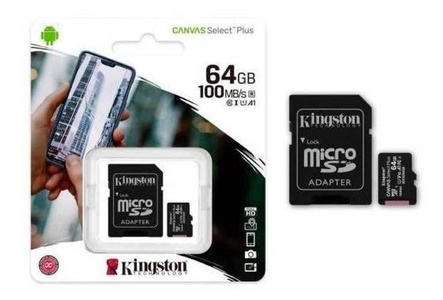 Tarjeta De Memoria Select Plus 64 Gb C10 Kingston