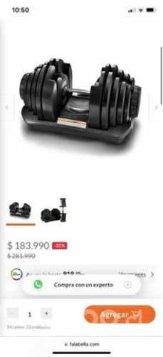 Mancuernas ajustables 40kg