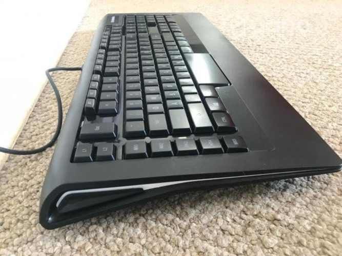 Teclado gamer Steel series apex raw pro