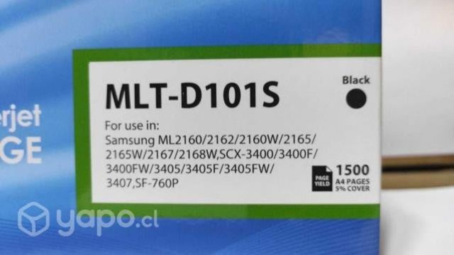 Toner Alternativo samsung MLT-D 101S