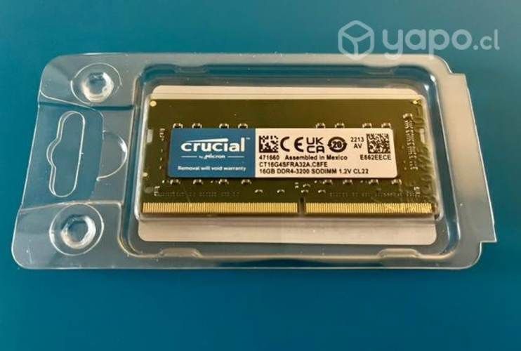 Memoria ram ddr4 16gb