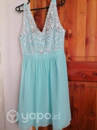 Vestido de fiesta con pedrería