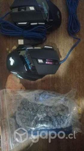 Mouse gamer LED 7 botones