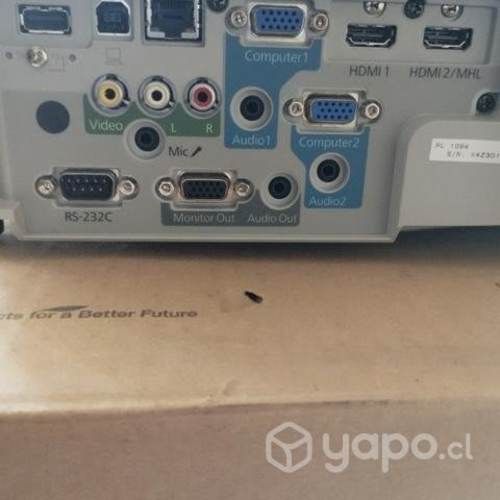 Proyector data Powerlite 109w epson