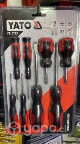 Juego destornilladores 8 pcs yt-2782 - yato