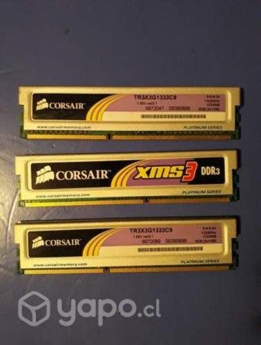 Ram ddr3 1333 mhz 3x1GB