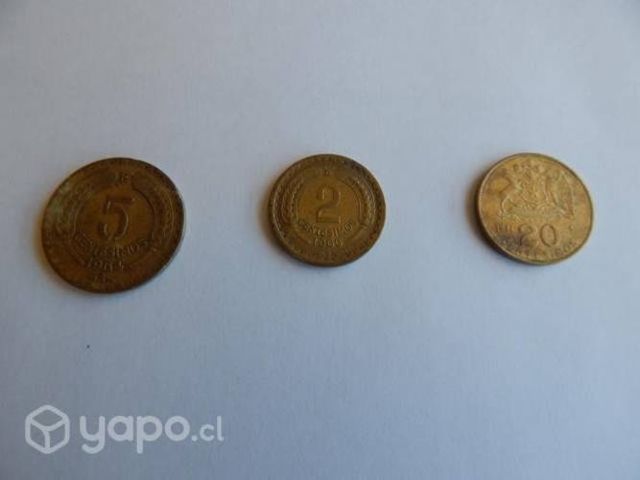 Antiguas monedas chilenas (3)