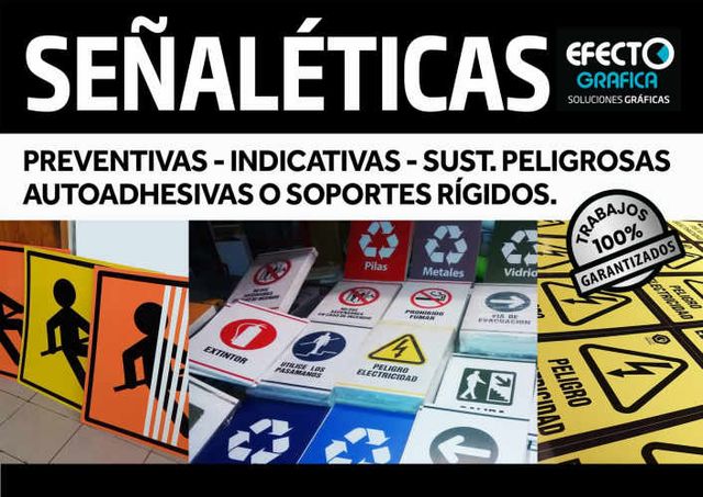 Señaleticas de todos los tipos