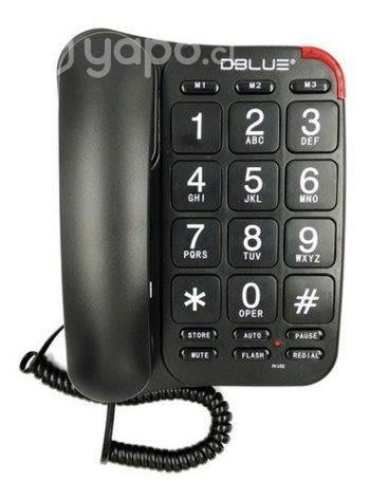 Telefono dblue de sobremesa black