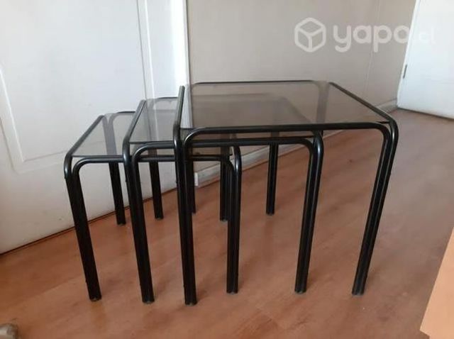 Excelentes mesas con cubierta de vidrio