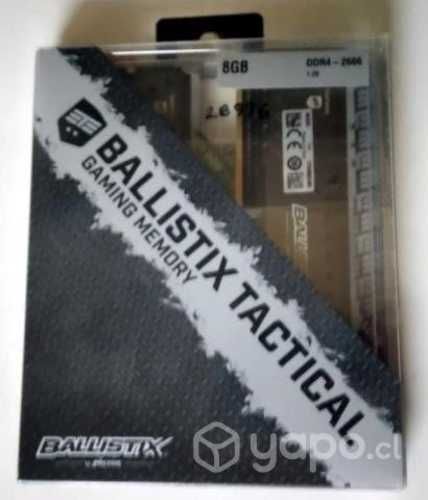 Ram Crucial Balistic 2666 mhz RGB 8GB