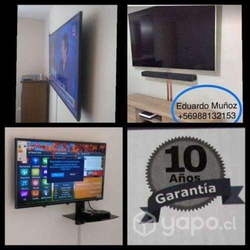 Soporte para smart tv instalación profesional led