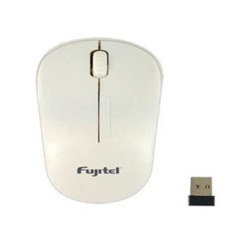 Mouse optico inalambrico blanco usb, fujitel