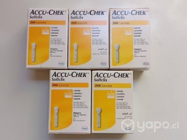 Lancetas accu chek softclix