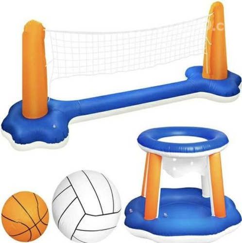 Set de juegos inflables para piscina