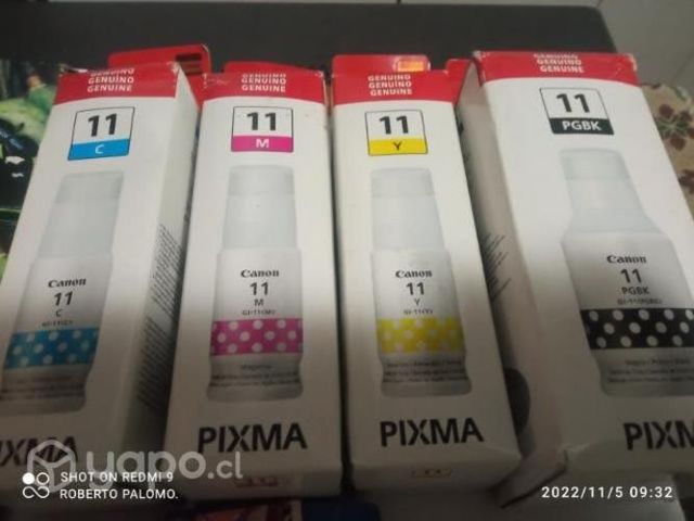Packs de tintas canon 11 colores originales