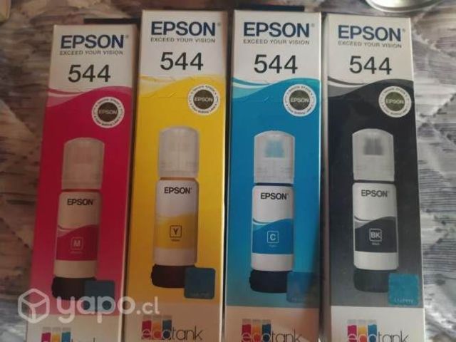 Pack 4 Tintas Epson 544