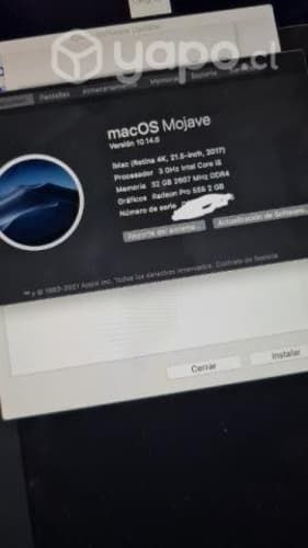 Imac 4k retina 2017 32GB RAM