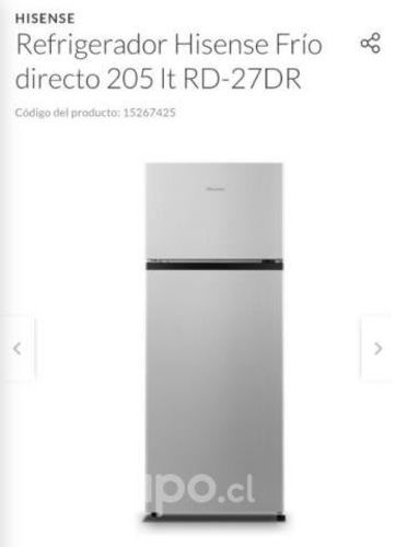 Refrigerador Hisense 205 litros caja sellada