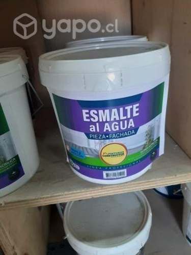 Pintura blanca esmalte al agua para interior