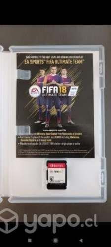 Juego FIFA 18 para nintendo switch
