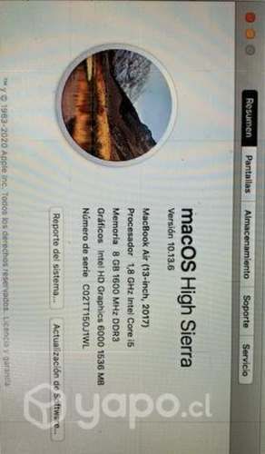 MacBook Air año 2019