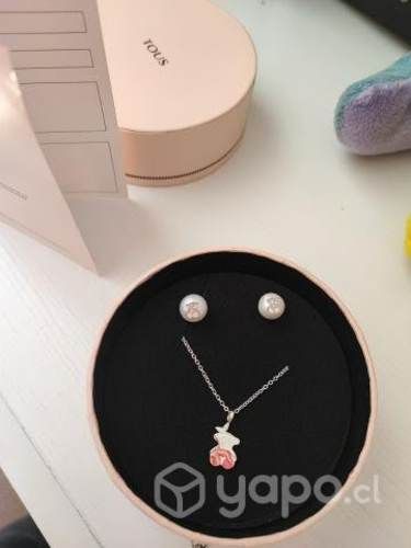 Collar y aros tous conjuntos nuevos y certificado