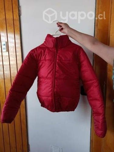 Chaqueta puff roja