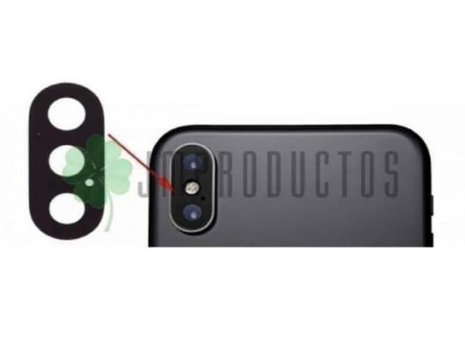 Lente Camara Trasera iPhone X Tapa Cubierta Repues