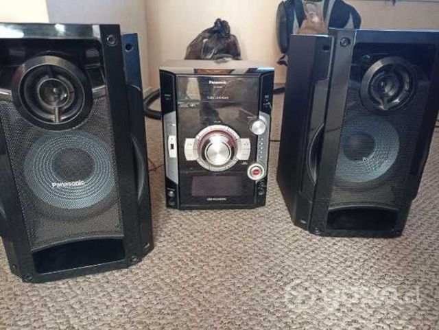 Equipo música Panasonic funcionando completo