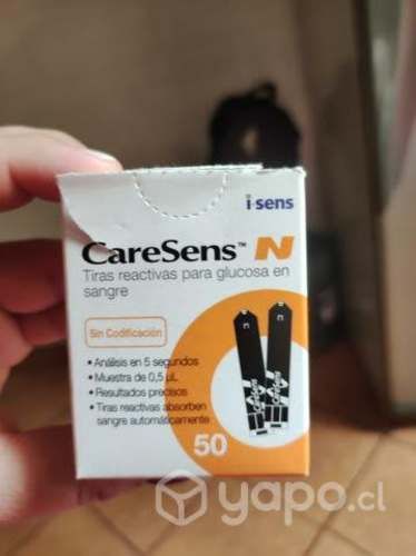 Caresens tiras reactiva para glucosa en sangre