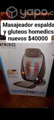 Homedics espalda y gluteos con calor nuevos