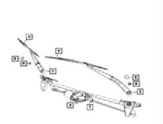 Motor de Limpiaparabrisas Ssangyong Stavic, nuevo,