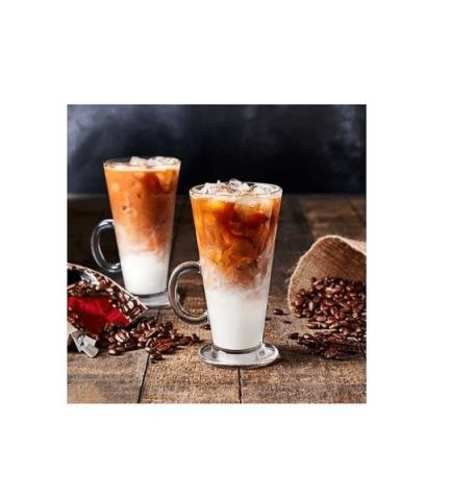 Set 6 Tazon Mug Conico Cristal Templado Cafe Latte