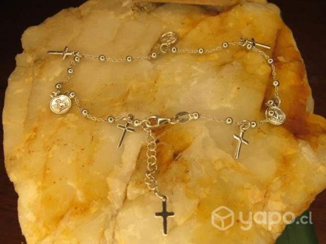 Pulsera denario de plata 925 envejecida