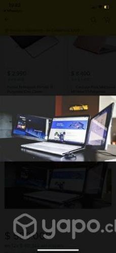 Pantalla adicional notebook