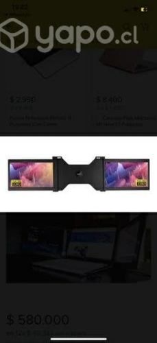 Pantalla adicional notebook