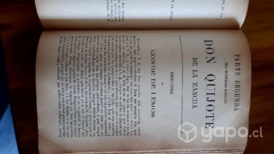 Libro Quijote de la Mancha