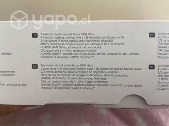 Router huawei wifi ax3 quad-core