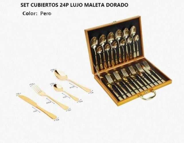 Set de cubiertos lujos 25000 cada st
