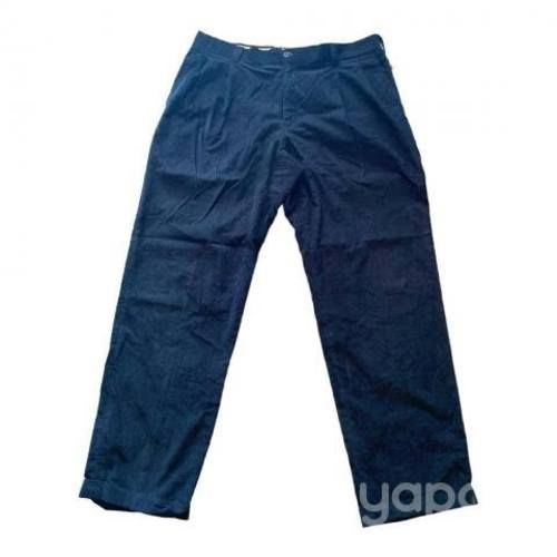 Pantalón Negro Azulado Burberry Cotelé