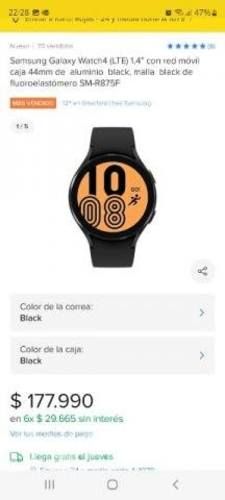 NUEVO - Samsung Galaxy Watch Active4 44MM LTE