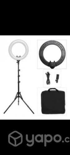 Aro De Luz Profesional Led 51 Cm + Tripode + Mochi