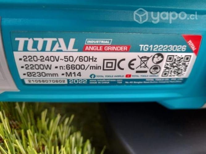 Esmeril Angular 2200w TOTAL Original