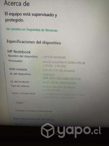 Notebook hp