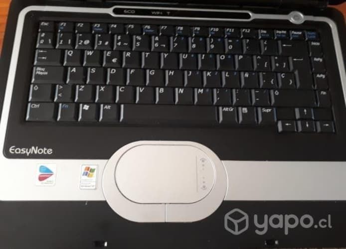 Note book Packard Bell, window xp, antiguo