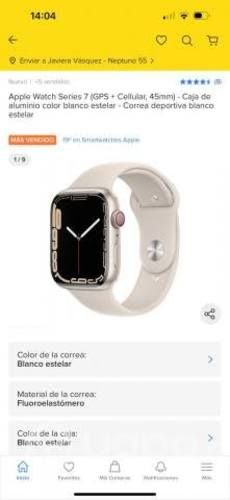 Apple Watch Series 7 (GPS + Cellular, 45mm)