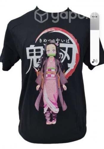 Poleras de nezuko, one piece, pokemon, rick and m
